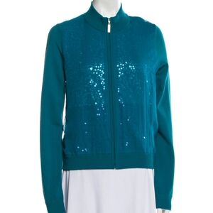 Mock neck St John sweater